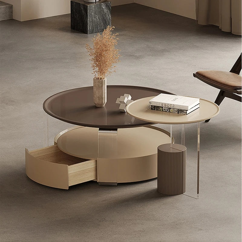 Miranda Round Coffee Table Set | UK Coffee Tables – Love Decors