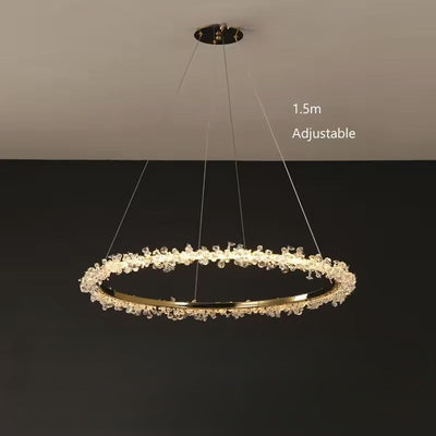 Gaëlle Crystal Ring Chandelier Light