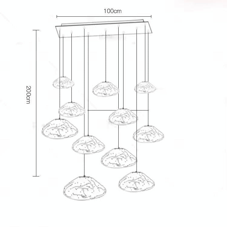 Leif Creative Cloud Glass Pendant Light