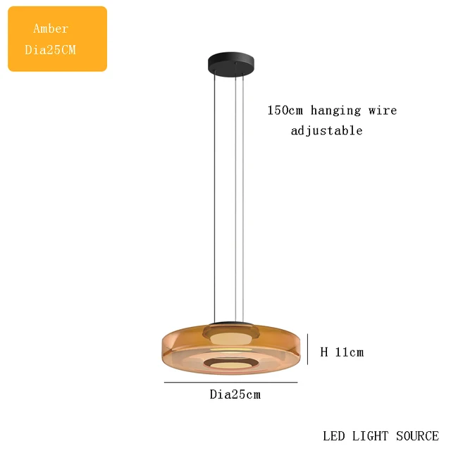 Delphine Glass Pendant Light