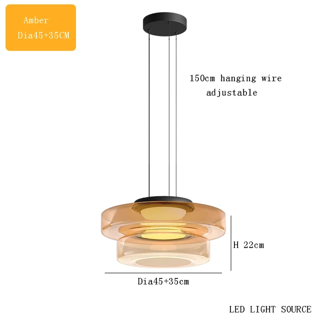 Delphine Glass Pendant Light