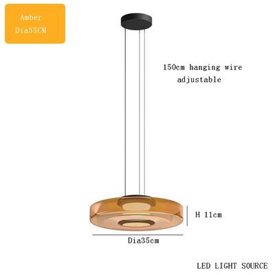 Delphine Glass Pendant Light