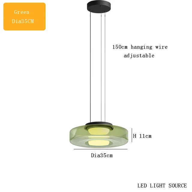 Delphine Glass Pendant Light