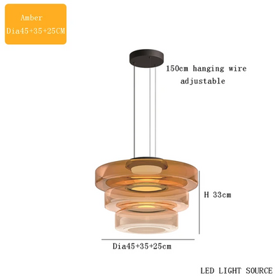 Delphine Glass Pendant Light