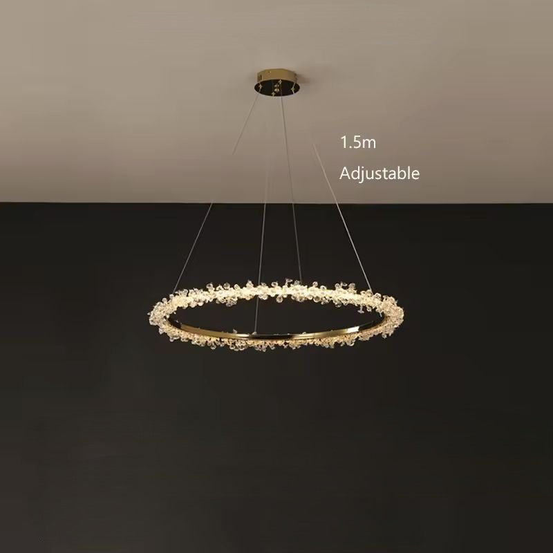 Gaëlle Crystal Ring Chandelier Light