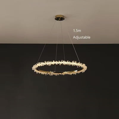 Gaëlle Crystal Ring Chandelier Light