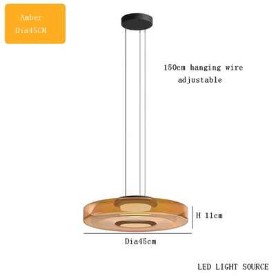 Delphine Glass Pendant Light