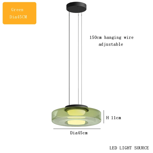 Delphine Glass Pendant Light