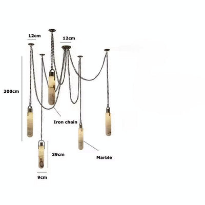 Thatcher Marble Ceiling Light