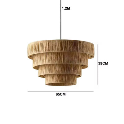 Julianne Rattan Ceiling Light