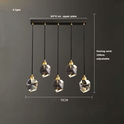 Sputnik Crystal Ceiling Light