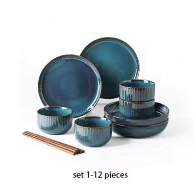 Robin Blue Ceramic Tableware Set