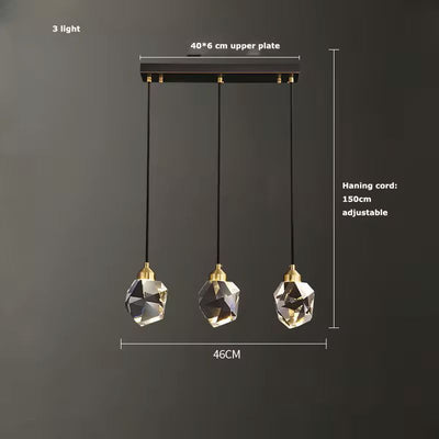 Sputnik Crystal Ceiling Light