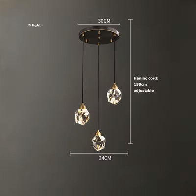 Sputnik Crystal Ceiling Light