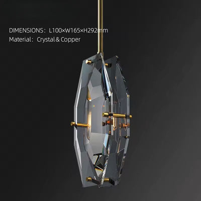 Léna Glass Crystal Pendant Light