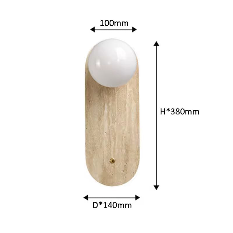 Lara Stone Wall Light