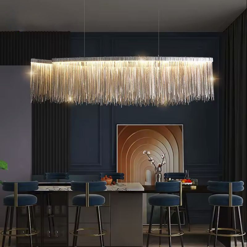 Aurélie Chain Tassel Chandelier