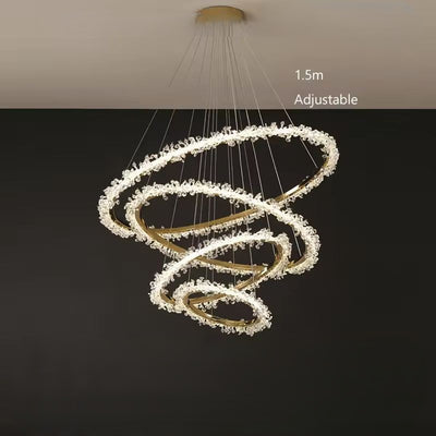 Gaëlle Crystal Ring Chandelier Light