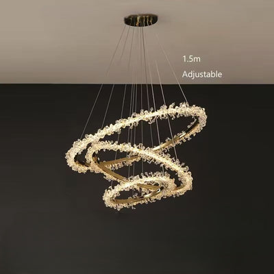 Gaëlle Crystal Ring Chandelier Light