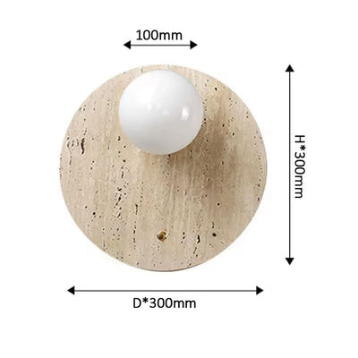 Lara Stone Wall Light