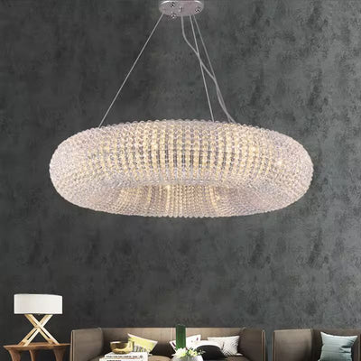 Reine Crystal Orb Ring Chandelier