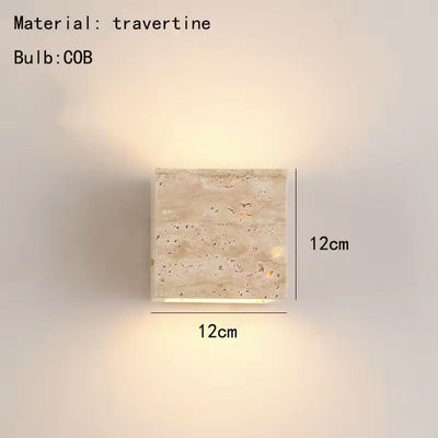 Yasmine Stone Floating Wall Light