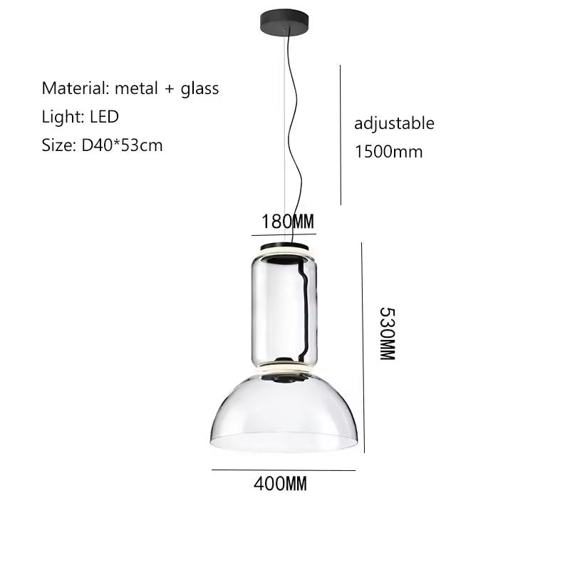 Lisette Glass Pendant Light