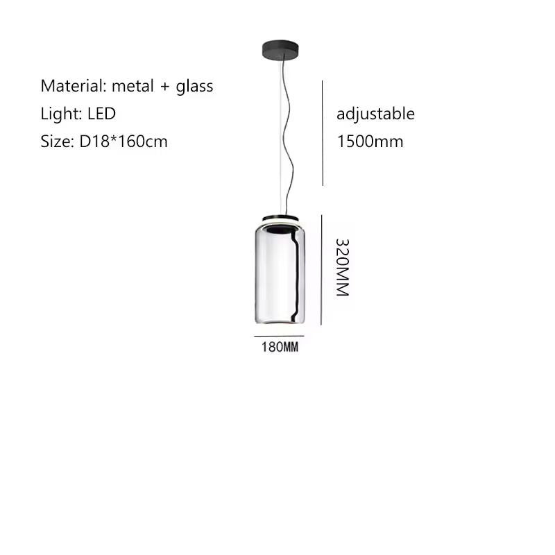 Lisette Glass Pendant Light