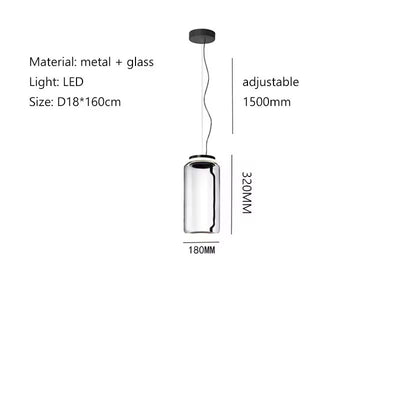 Lisette Glass Pendant Light