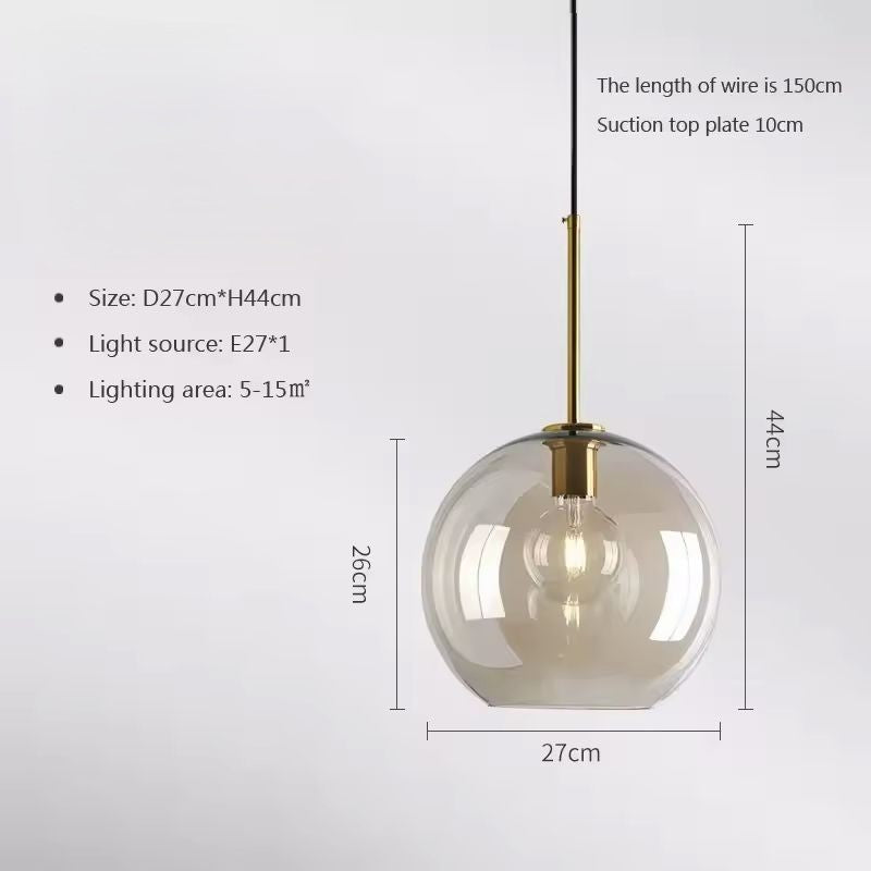 Millow Glass Ceiling Light