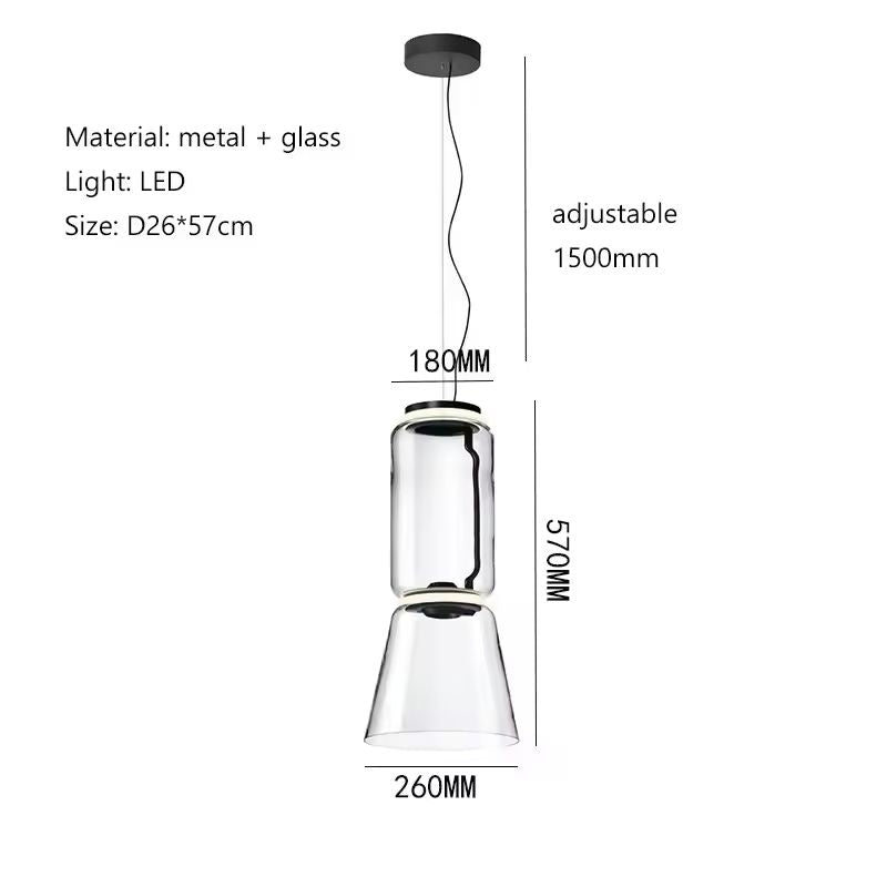Lisette Glass Pendant Light