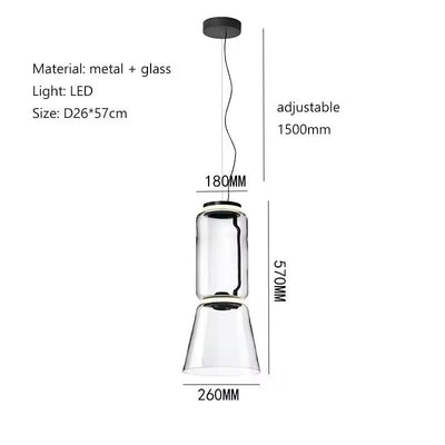 Lisette Glass Pendant Light