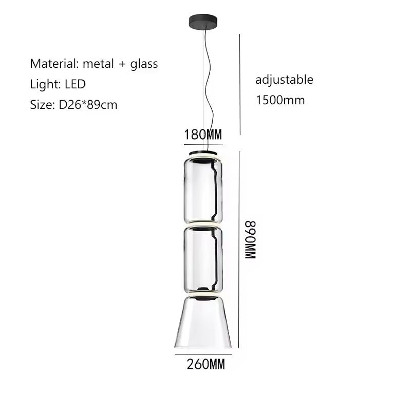 Lisette Glass Pendant Light