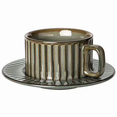 Anthia Retro Ceramic Coffee Mug Set