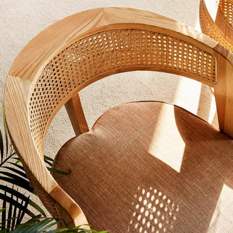 Axel Rattan Accent Armchair