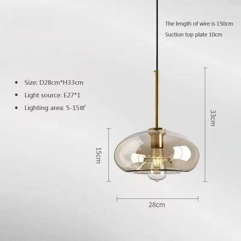 Millow Glass Ceiling Light