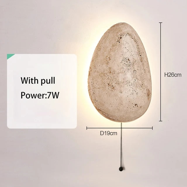 Beatrice Floating Stone Wall Light