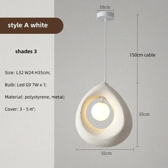 Bianca Nordic Led Pendant Light