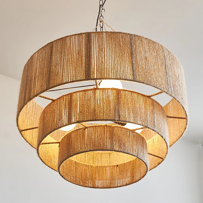 Julianne Rattan Ceiling Light