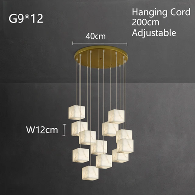 Christina Led Marble Ceiling Light