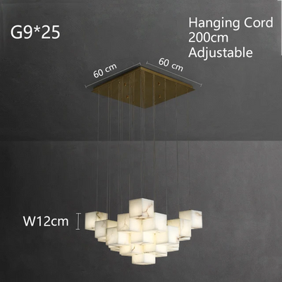 Christina Led Marble Ceiling Light