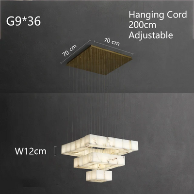 Christina Led Marble Ceiling Light