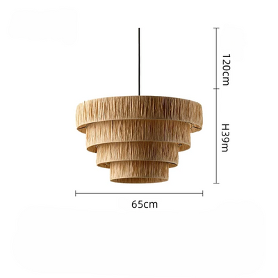 Julianne Rattan Ceiling Light