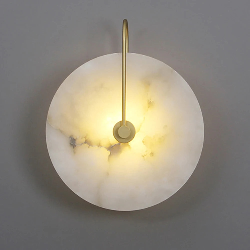 Luna Marble Wall Light