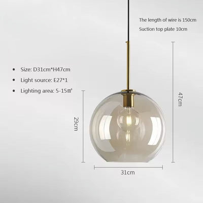 Millow Glass Ceiling Light