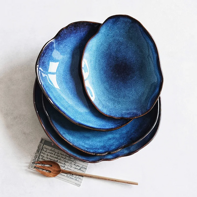 Griffin Blue Tableware Set