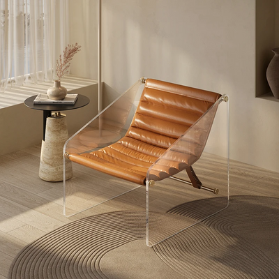 Liberty Acrylic Leather Leisure Chair