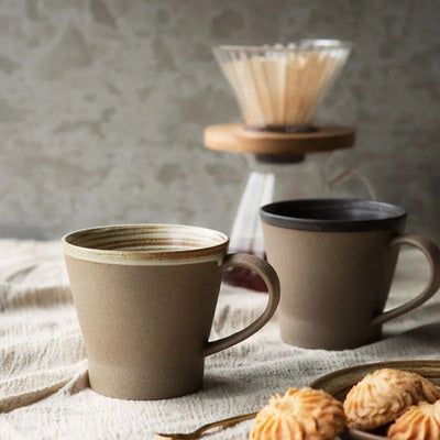 Monica Retro Ceramic Coffee Mug Set