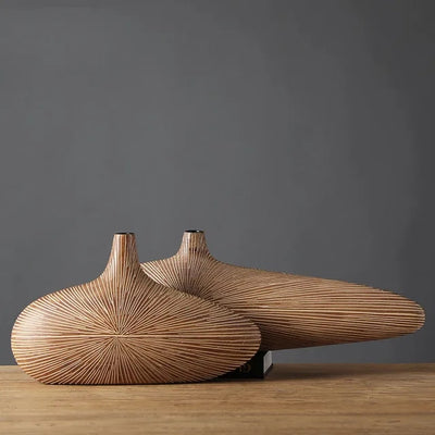 Lucas Wooden Vase