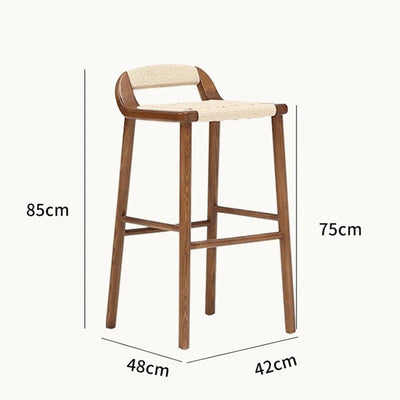 Samantha Wooden Bar Stool